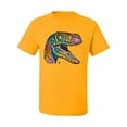 thumbnail image 3 of Dean Russo Raptor Animal Lover Men's Graphic T-Shirt, Gold, Medium, 3 of 6