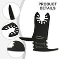 thumbnail image 2 of Hole Size 4 X 3 3 4 Multi Tool Blade Push pull Cut Capabilities Electrical Outlet Width Notches For Excess Drywall, 2 of 10