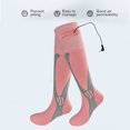 thumbnail image 2 of Calcetines Calefactables Eléctricos Deportivos Al Aire Libre Calentamiento Rápido para Esquiar () Rosa, 2 of 7