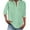 Mint Green, variant on Under $10 Steals!Summer Fashion Plus Size Spring Tops for Women Solid Button V-Neck Loose Blouse With Pocket
