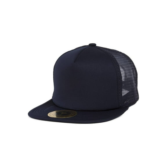 Top Headwear Adjustable Trucker Caps - Navy