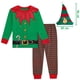 thumbnail image 2 of Pijamas de Navidad para niños, niñas, elfo, Papá Noel, ropa de dormir para niños pequeños, Navidad con sombrero, ropa de dormir, regalo de Año Nuevo, ropa de 2 a 14 años, 2 of 4