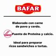 thumbnail image 3 of Jamón de pavo y cerdo Bafar virginia por kilo, 3 of 4