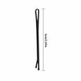 thumbnail image 4 of Metal Black Bobby Pins Mini Curved Straight Shaped Hair Pins Hairdressing Tool, Straight Shape, 4 of 6
