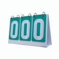 thumbnail image 3 of S SERENABLE Flip Score Board Score Counter for Volleyball Tennis Ball Basketball green, 3 of 9