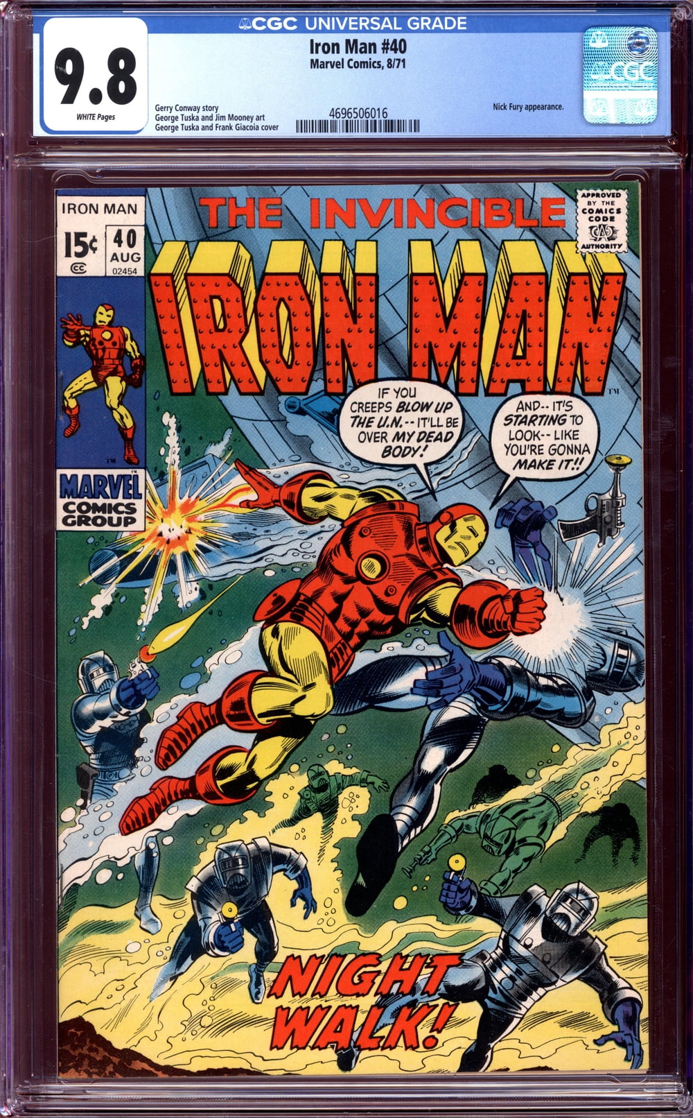 Iron Man #40 - CGC 9.8 Comic Book