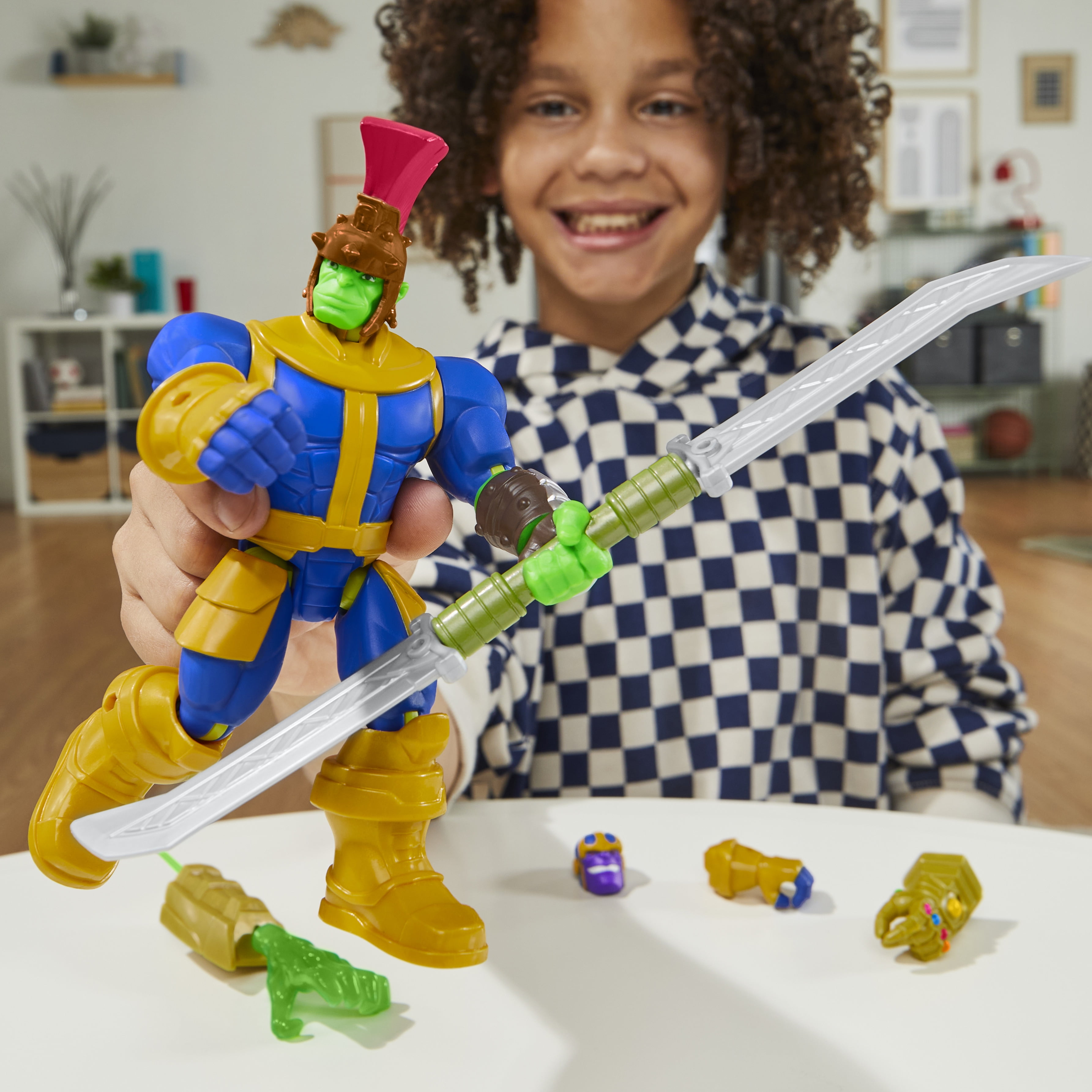 Marvel, MixMashers Marvel Avengers Hulk Toy, 5‚Äù Deluxe Figure