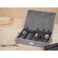 thumbnail image 6 of Covermates Keepsakes Flatware Storage Box - Stackable - Reinforced Handles - China Storage, Graphite, 6 of 8