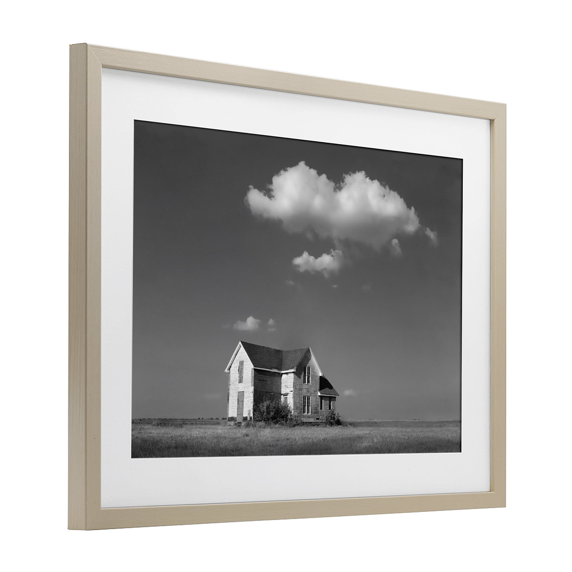 Stupell Industries Solitary Erstwhile Cottage Birch Framed Print Under Glass, design by Steve Toole
