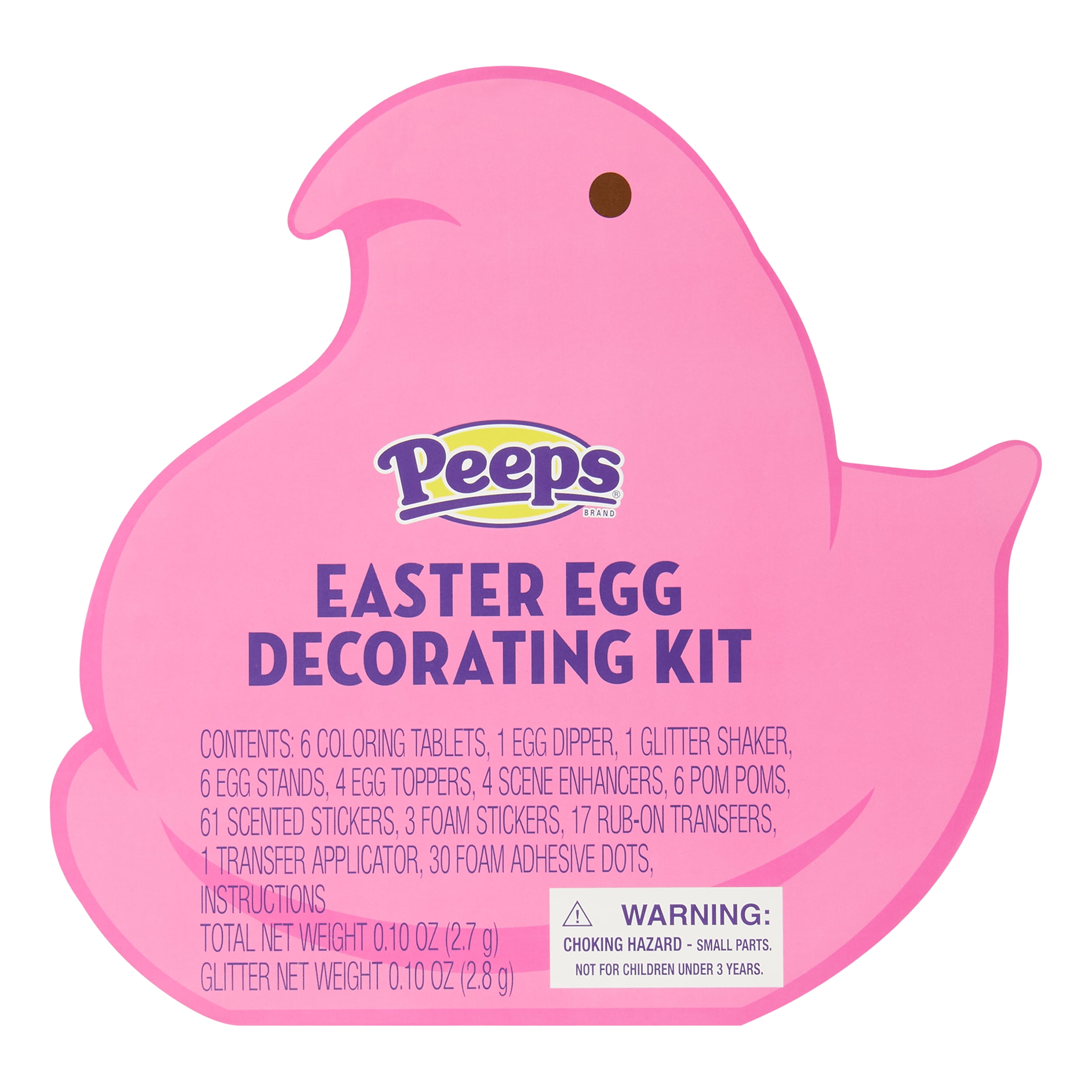 Peeps Pink Deluxe Easter Egg Decorating Kit, Egg Dye Process, Creates