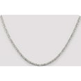 thumbnail image 5 of Sterling Silver 2.5mm Byzantine Chain (18 X 2.5) Made In Italy qbz060-18, 5 of 5