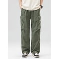 thumbnail image 2 of 2024 New Spring Summer Cargo Pants Men Streetwear Multi-Pockets Quick Dry Nylon Casual Pants Loose Straight Trousers Male, 2 of 6
