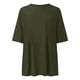 thumbnail image 3 of MKLEKYY Playeras De Algodon Mujer Camiseta Básica Ajustada De Cuello Redondo Para Mujer, Camiseta De Verano De Manga Corta, Camiseta Clásica, Camiseta 657 Talla L, 3 of 3