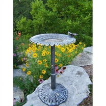 Oakland Living Corporation 5157-AP Sunflower Butterfly Bird Bath