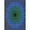 thumbnail image 1 of Ahgly Company Indoor Rectangle Patterned Deep-Sea Green Novelty Area Rugs, 5' x 7', 1 of 6