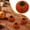 Orange red, variant on KUMHONW Halloween Decorations,wool blend Pumpkins Decorative - Super Soft Stuffed Pumpkin Decor for Thanksgiving Halloween Party Holiday,Halloween Gifts