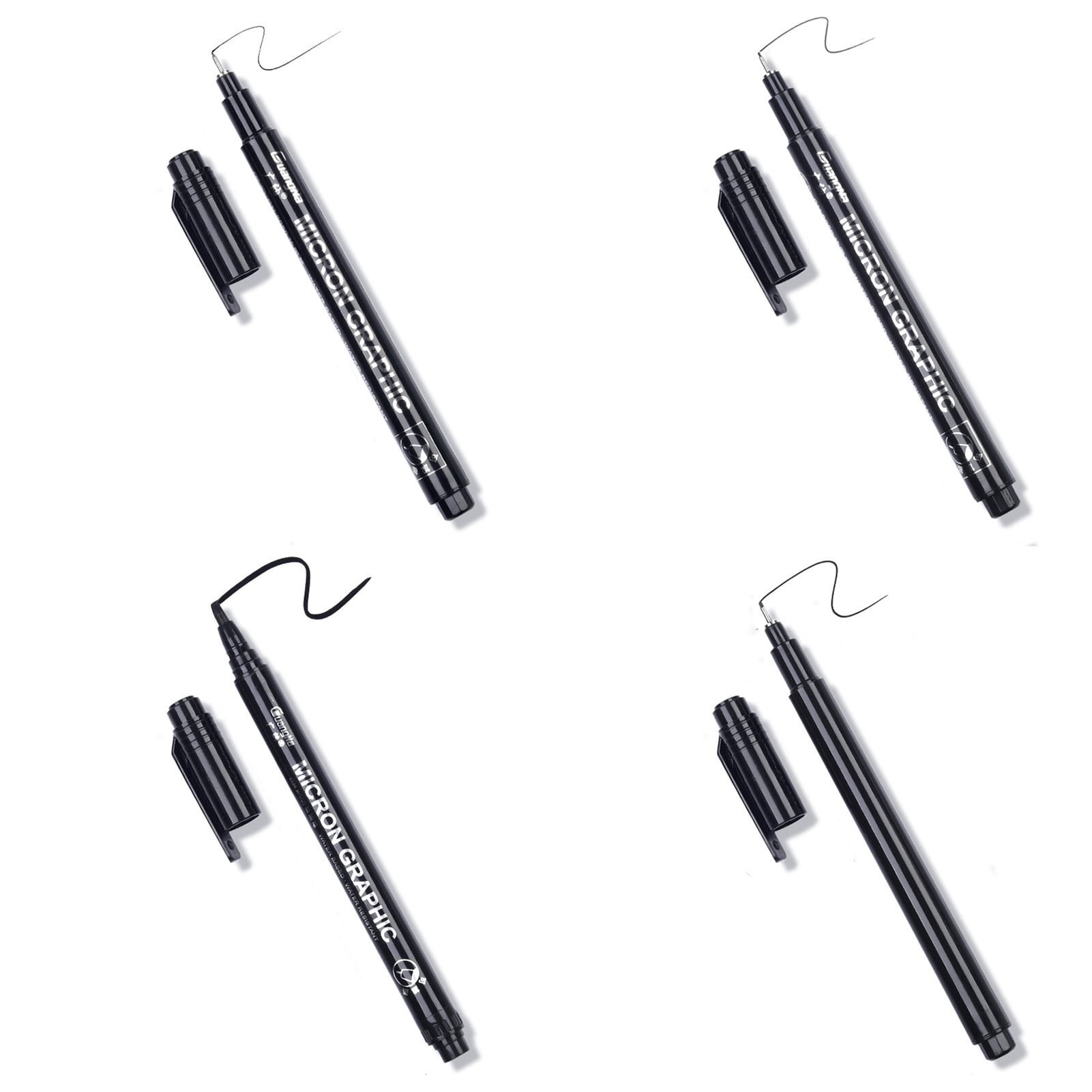 SEWACC 3pcs Pen for Drawing Fluid Line Pencil Straightener Flat Iron  Drawing Lines Pen Watercolor Masking Fluid Pen Drawing Straight Lines Pen