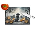 thumbnail image 5 of Black Pug Spooky Halloween Glass Cutting Board Large 12 in x 15 in, 5 of 5