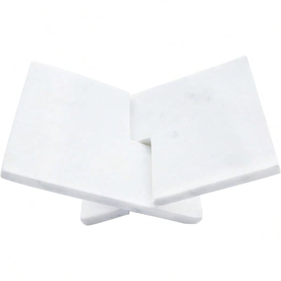 Bloomingville Decorative Marble Book Holder White
