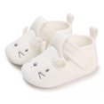 thumbnail image 2 of Generic Toddler Sneakers Autumn Winter Children Baby Shoes Boys Girls Cotton Soft Lightweight and Comfortable Hook Loop Cute Cartoon Pattern Breathable Walking Shoe (12-18 Months,White), 2 of 9