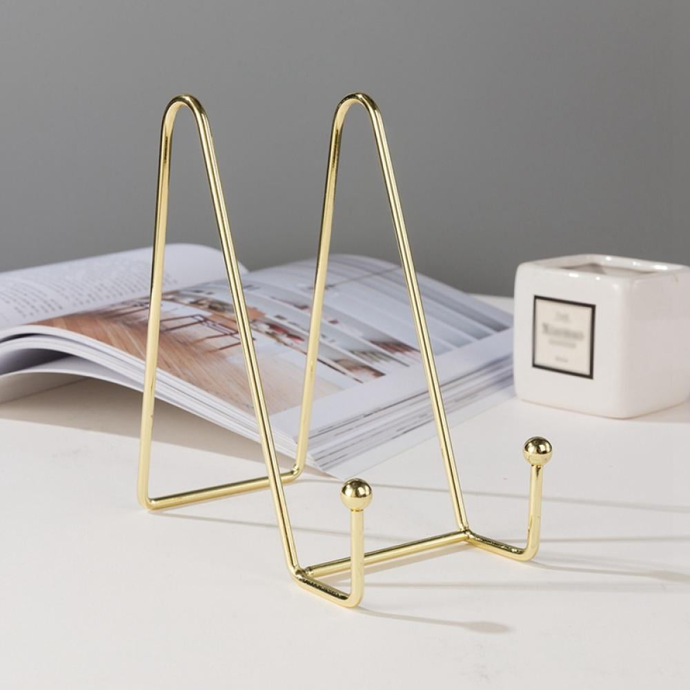 Rose Gold Metal Display Stands Plate Holder Display Stand for