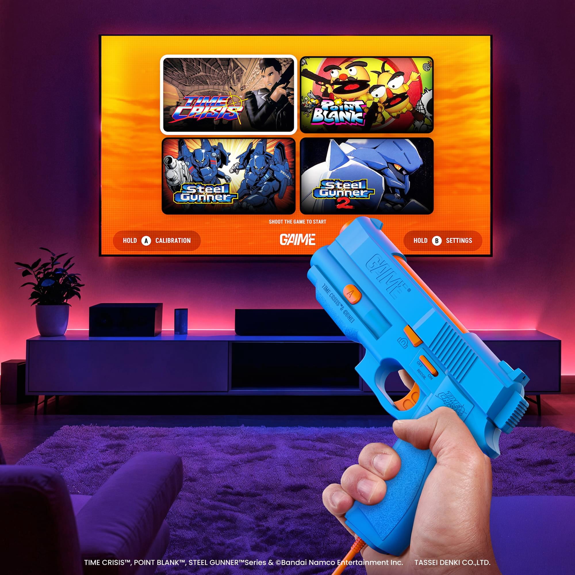 GAIME Time Crisis Premium Pack Game Console With Single Lightgun