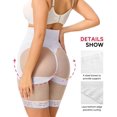thumbnail image 3 of Moldeador corporal Shapewear Nebility Tummy Control de cintura alta, color blanco, 3 of 6