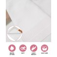 thumbnail image 6 of Orange Beige Stripe Kitchen Dish Towels for Drying Dishes Set of 2, Modern Art Horizontal Striped Waffle Weave Microfiber Hand Tea Bathroom Towels Quick Dry & Absorbent Towel 12x12, 6 of 7