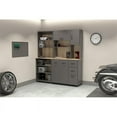 thumbnail image 4 of Inval Proforte 2-Piece 3-Drawer Garage Cabinet Set, Dark Gray and Maple, 4 of 15
