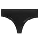 thumbnail image 5 of Gibobby Pantaletas de algodón para mujer Tanga para mujer, encaje negro, media nalga, ropa interior cómoda(Negro,CH), 5 of 5