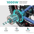 thumbnail image 3 of Heybike Mars Electric Bicycle Foldable 20" x 4.0 Fat Tire Electric Bike with 500W Motor, 624WH Removable Battery, 50 Miles Range, Dual Shock Absorber Ebike for Adults, 3 of 9