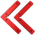 thumbnail image 1 of 2pcs 90 Degree 4.7" x 4.7" Square Positioning Aluminum Alloy, 1 of 4