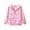 Pink-4, variant on Odeerbi Kids Girls Winter Coat Cartoon Printed Hooded Jacket Warm Outerwear Overcoat Children's Long Sleeve Zippered Hooded Jacket Loose Coat Pink-1