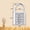 White, variant on Combination Lock 4 Digit Padlock for School Gym Locker, Sports Locker, Fence, Toolbox, Case, Hasp Storage (White & Code Window)