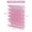 Pink, variant on Wall File Holder, Mesh Hanging Folder Organizer with Classify Label, Versatile Desk File Holder, Vertical Wall Mounted Mail Organizer for Office Home Cubicle