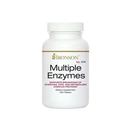 Bronson Enzymes multiples, 250 comprimés