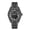 black, variant on Round Rhinestone Quartz Watch Alloy Pointer Case Stainless Steels Strap Waterproof Wristwatch Elegant Daily Accessory For Men