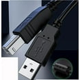 thumbnail image 2 of 1.6ft/2Pack Printer USB 2.0 Cable Cord Transfer PC A to B Male Device for HP Epson Canon All-in-One Printer, 2 of 5