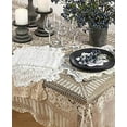thumbnail image 2 of Fennco Styles Handmade Crochet Lace 100% Cotton Table Linen, 2 of 15