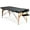 Black, variant on BODIOO Massage Table Portable 84in Massage Bed Lash Bed 2 Fold SPA Table 24inch Wide Adjustable Salon Bed with Carry Bag for Spa CareSpa Tattoo, Black