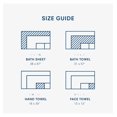 thumbnail image 5 of Supima Waffle Bath Sheet – Quick Dry Oversized Bath Towel for Bathroom – 100% USA-Grown Cotton, Lightweight & Absorbent – Denim Blue, 38" x 67", 5 of 9
