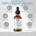 thumbnail image 3 of 100% Organic Glycerin - For Skin & Hair - Food Grade - USDA Certified - Not From Palm Oil - Perfect Skin and Hair Moisturizer - 1 Fl Oz Glass Bottle & Dropper, 3 of 5