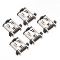 thumbnail image 1 of Port de Charge Type C pour Manette, 5 Pcs Remplacement Port de Charge USB C Pièce de Réparation pour Manette de Jeu, 1 of 8
