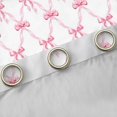 thumbnail image 4 of Erosebridal Pink Bow-tie Girl Black Out Curtains, Cute Princess Style Curtains Pack of 2 (42x63 Each), 4 of 6