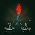thumbnail image 2 of NOMA Quick Clip 66.8' 100 Bulbs LED String Lights Christmas, Multi-Color, 2 of 12