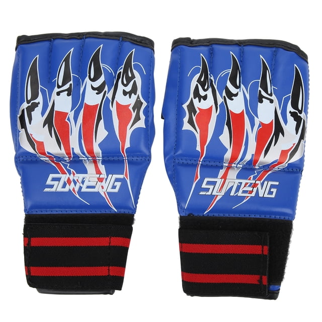 Guantes de entrenamiento de kickboxing NikouMX Guantes de lucha medio dedo
