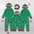 thumbnail image 5 of Zukuco  Family Christmas Pajamas Matching Sets, Xmas PJs Matching Set , Holiday Family Sleepwear Sets Long Sleeves Hoodie PJ's, 5 of 6