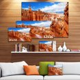 thumbnail image 3 of Hoodoos en Grès à Bryce Canyon - Impression sur Toile Paysage, 3 of 4
