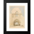 thumbnail image 2 of David Roberts 11x14 Black Modern Framed Museum Art Print Titled - Aberothock Abbey (1848), 2 of 5