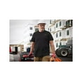 thumbnail image 3 of Milwaukee 603B-L Tee Shirt L Short Sleeve Men's Crew Neck Black Hybrid Work Black, 3 of 3